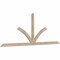 Ekena Millwork Richland Smooth Timber Gable Bracket, Douglas Fir, 108"W x 40"H x 1 1/2"D x 3 1/2"F, 9/12 Pitch GBW108X40X0204RIC00SDF - alternate 4